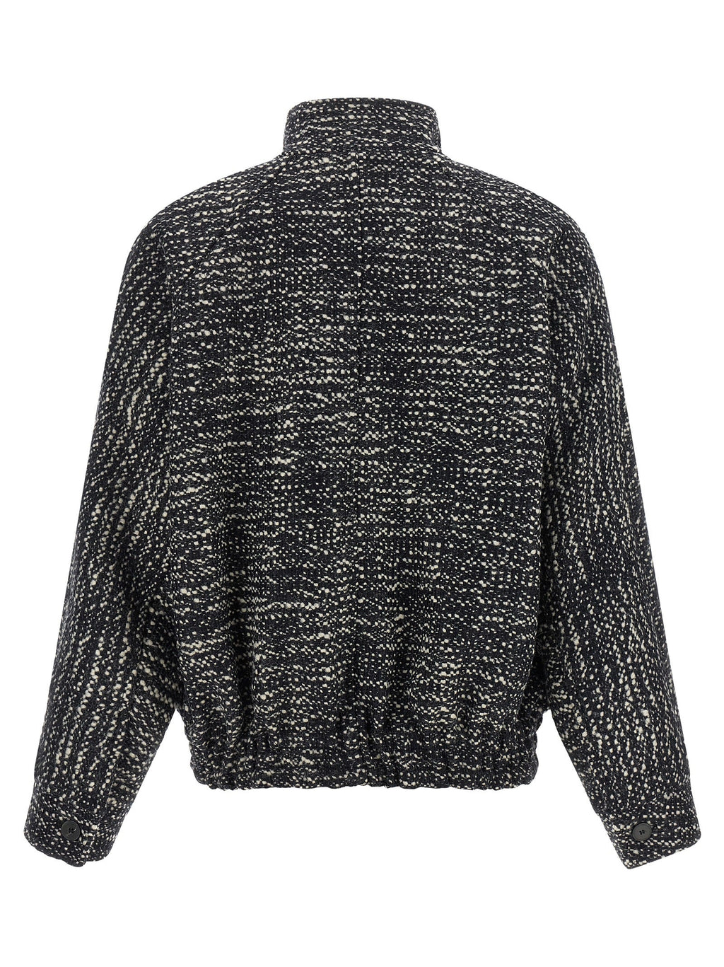 Darkpark White Virgin Wool Bomber