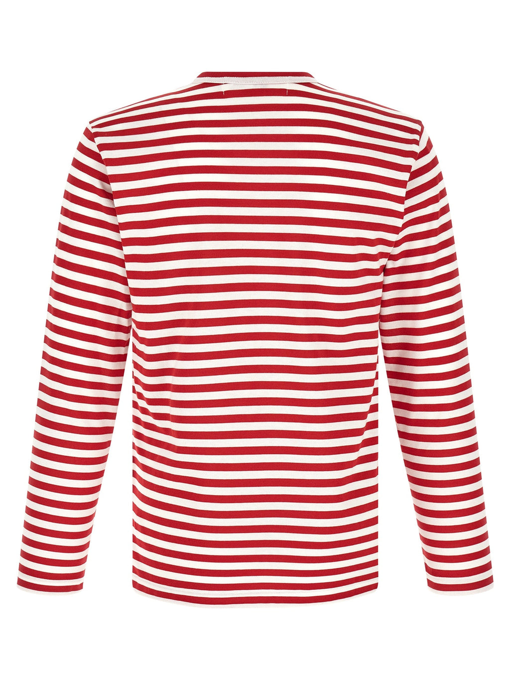 Comme Des Garçons Play White Cotton T-Shirt