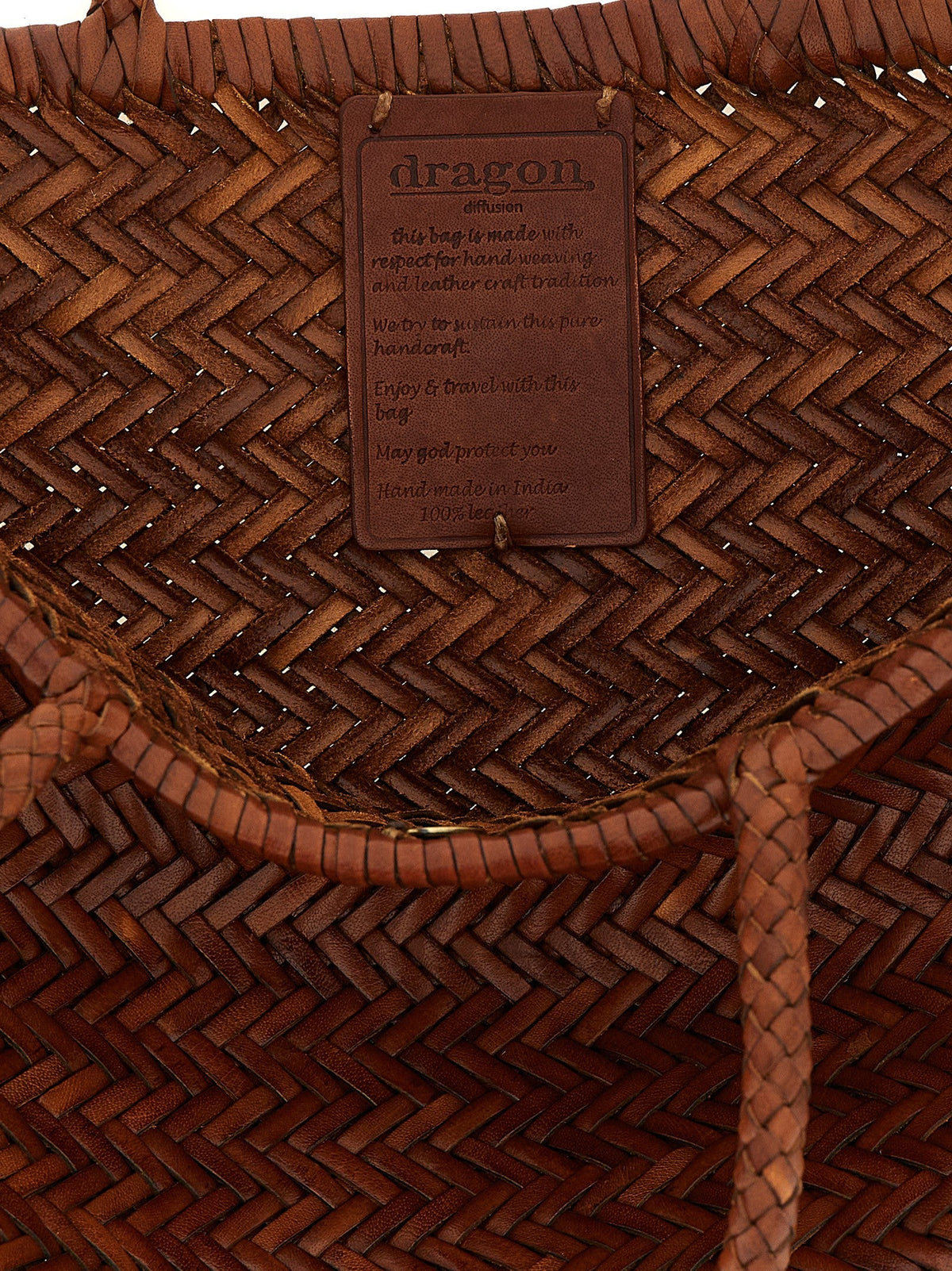 Dragon Diffusion Brown Calfskin Shoulder Bag