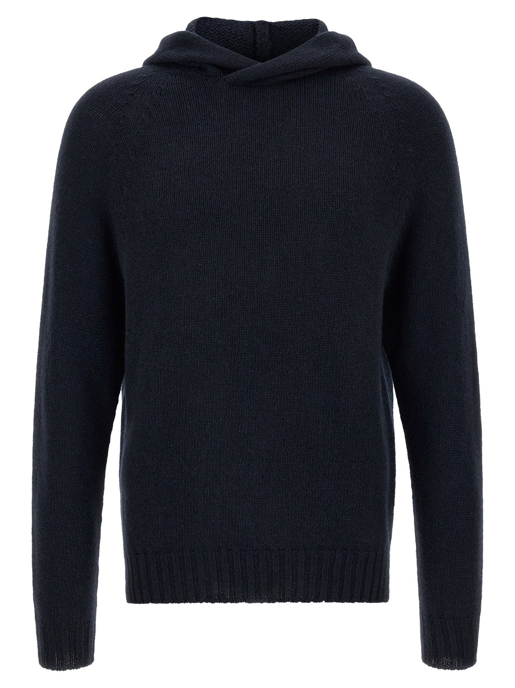 MA'RY'YA Blue Cashmere Cardigan