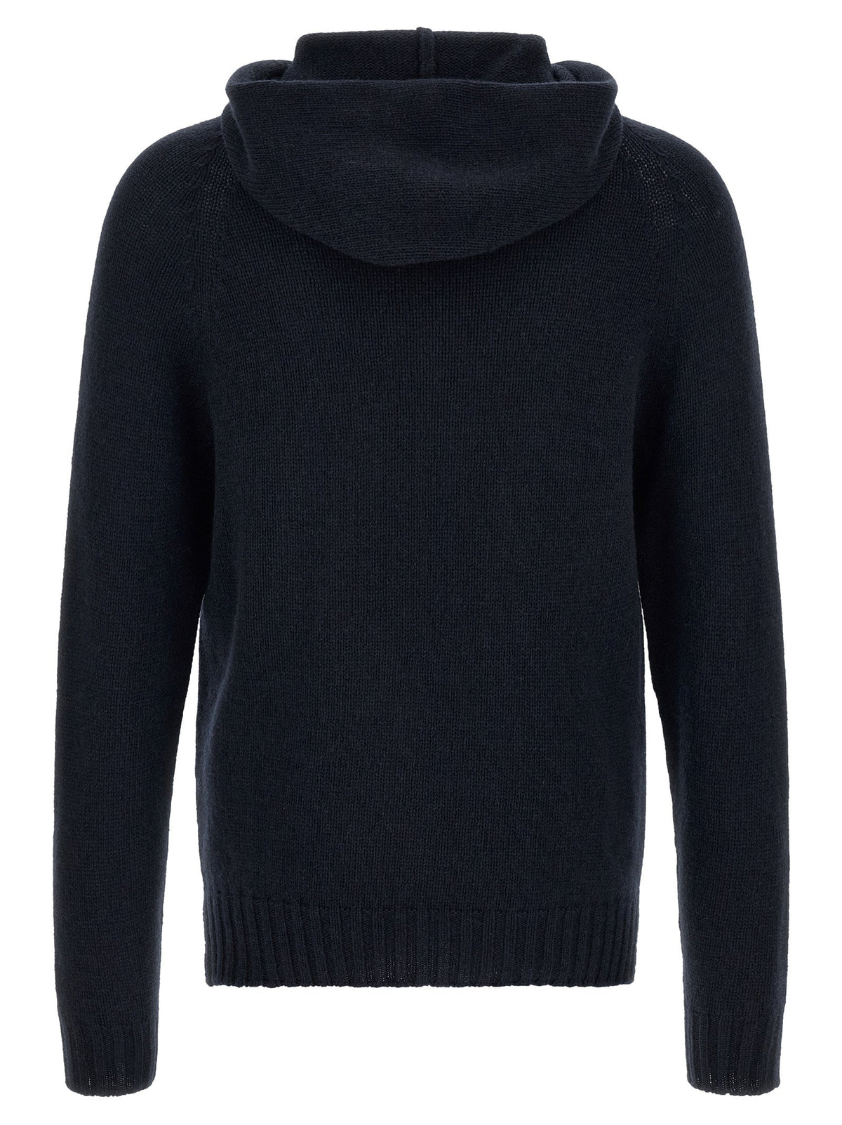 MA'RY'YA Blue Cashmere Cardigan