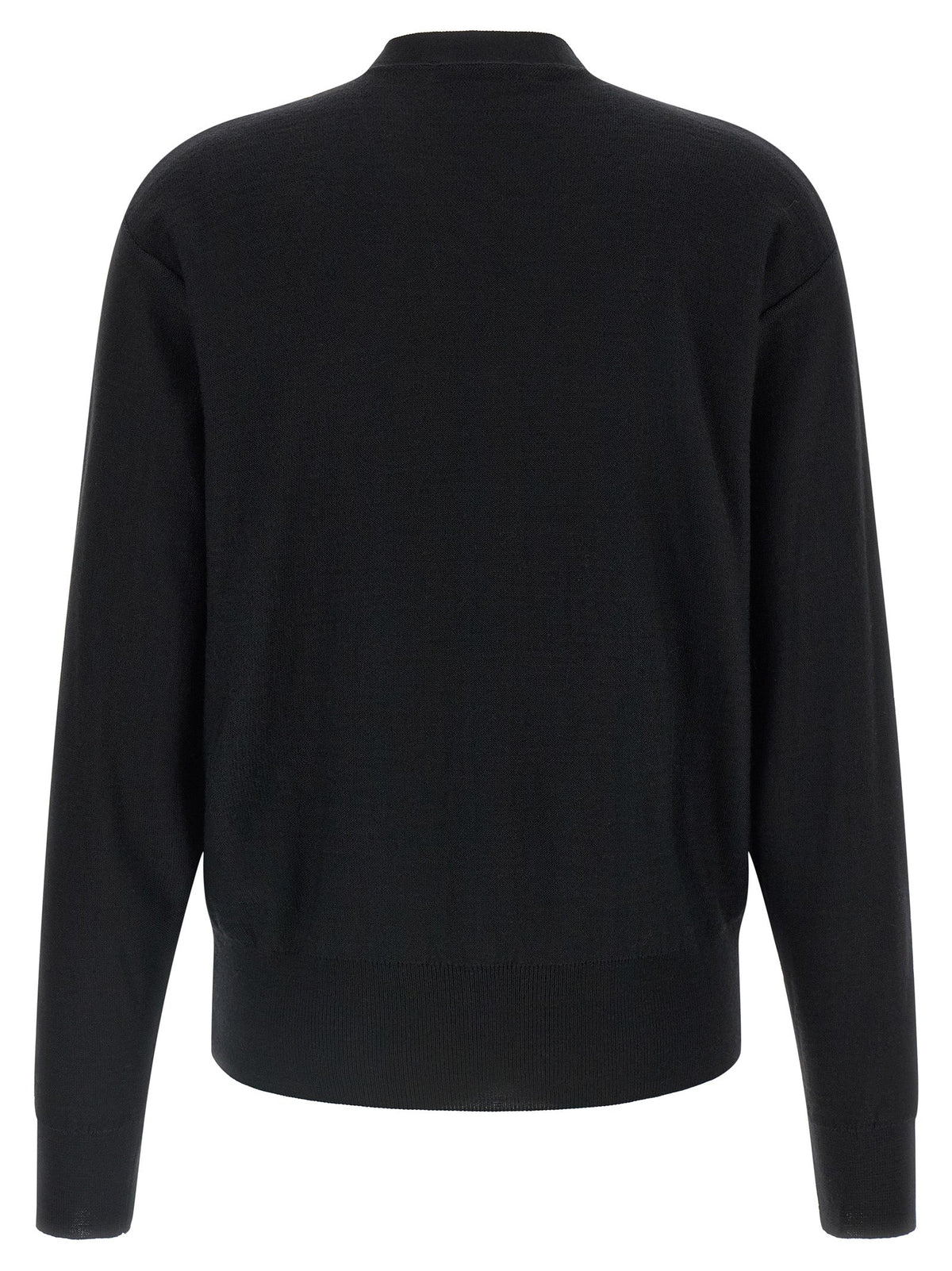 Lemaire Black Wool Cardigan