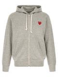 Comme Des Garçons Play Gray Cotton Cardigan