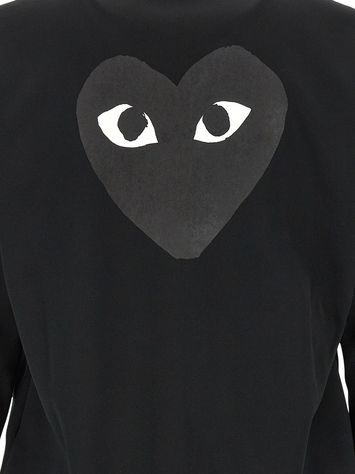 Comme Des Garçons Play Black Polyester Cardigan