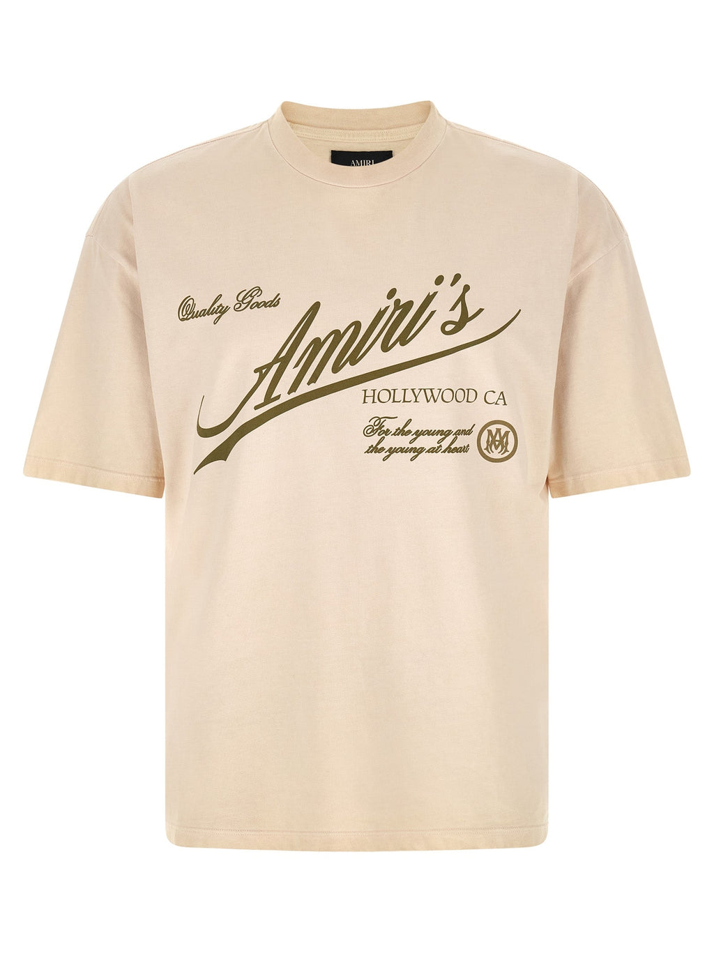 Amiri Beige Cotton T-Shirt