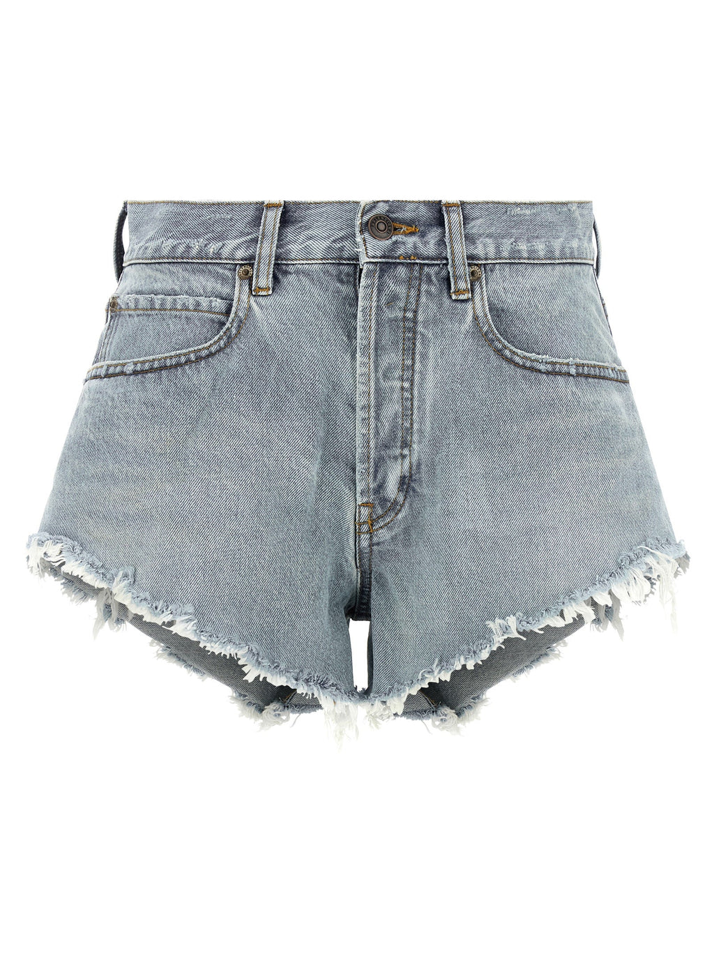 Balenciaga Blue Cotton Bermuda Shorts