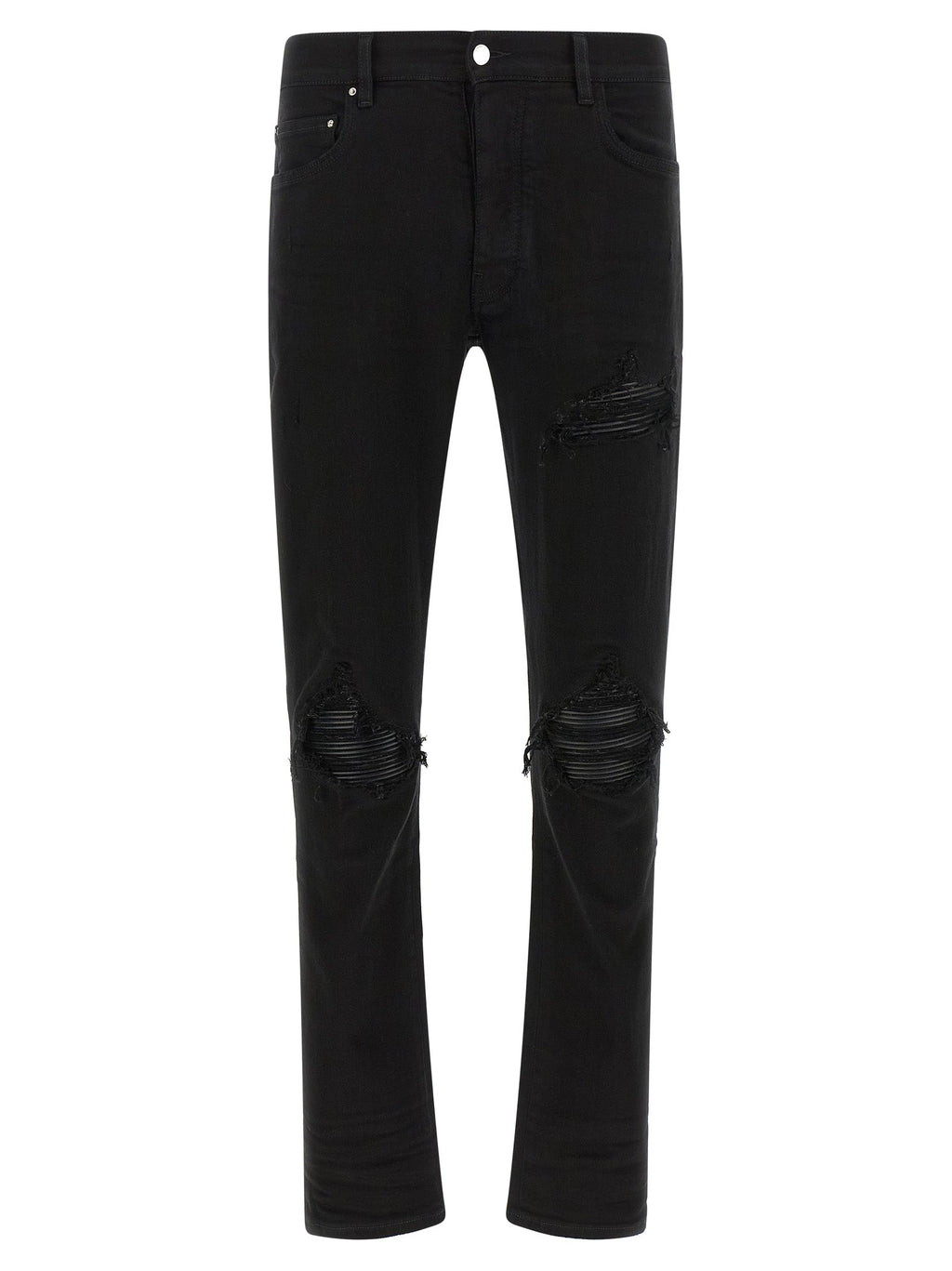 Amiri Black Cotton Slim Fit Jeans