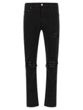 Amiri Black Cotton Slim Fit Jeans