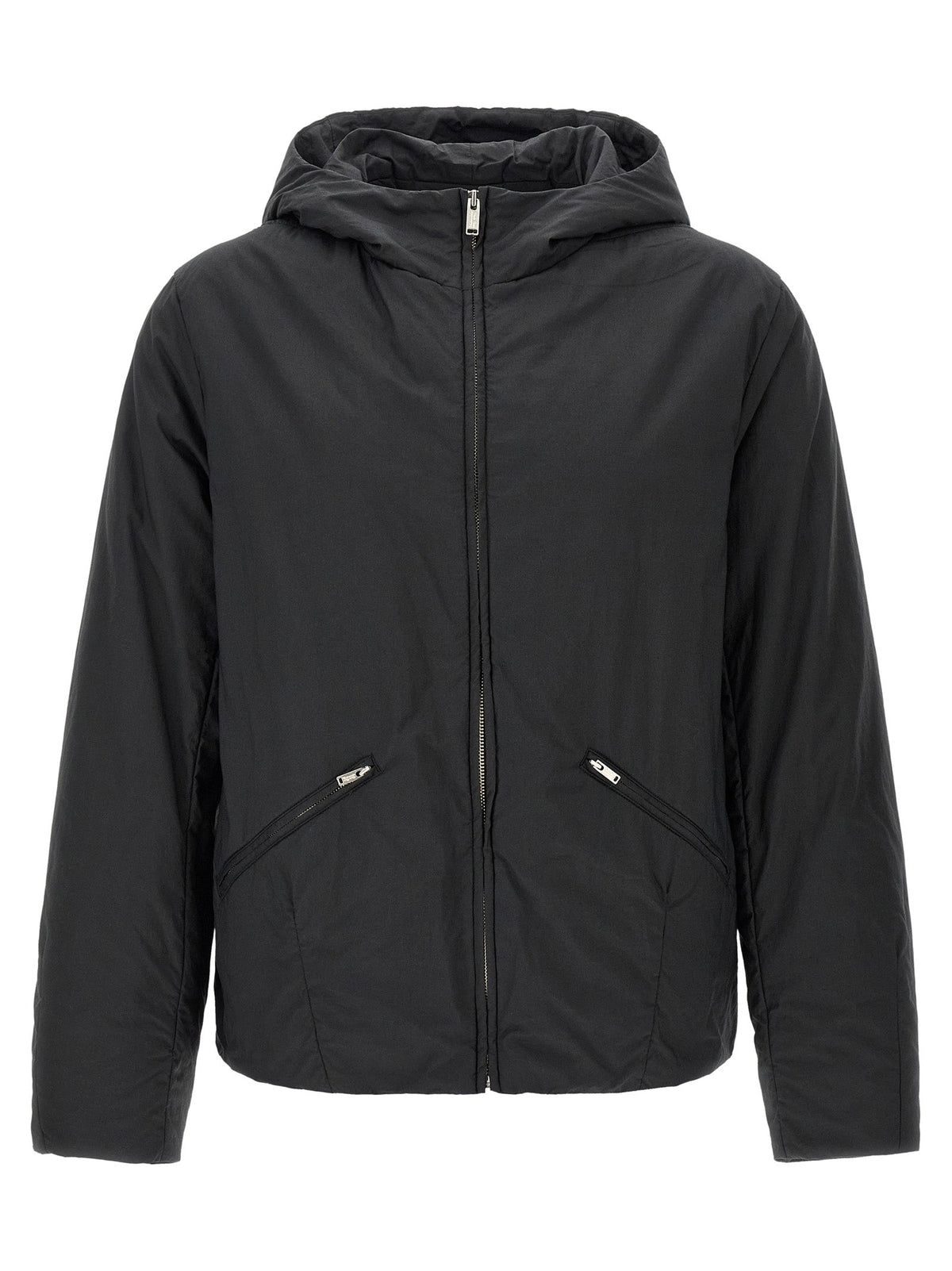 Undercover Black Cotton Full-Length Jacket