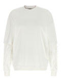 Darkpark White Cotton Sweatshirt