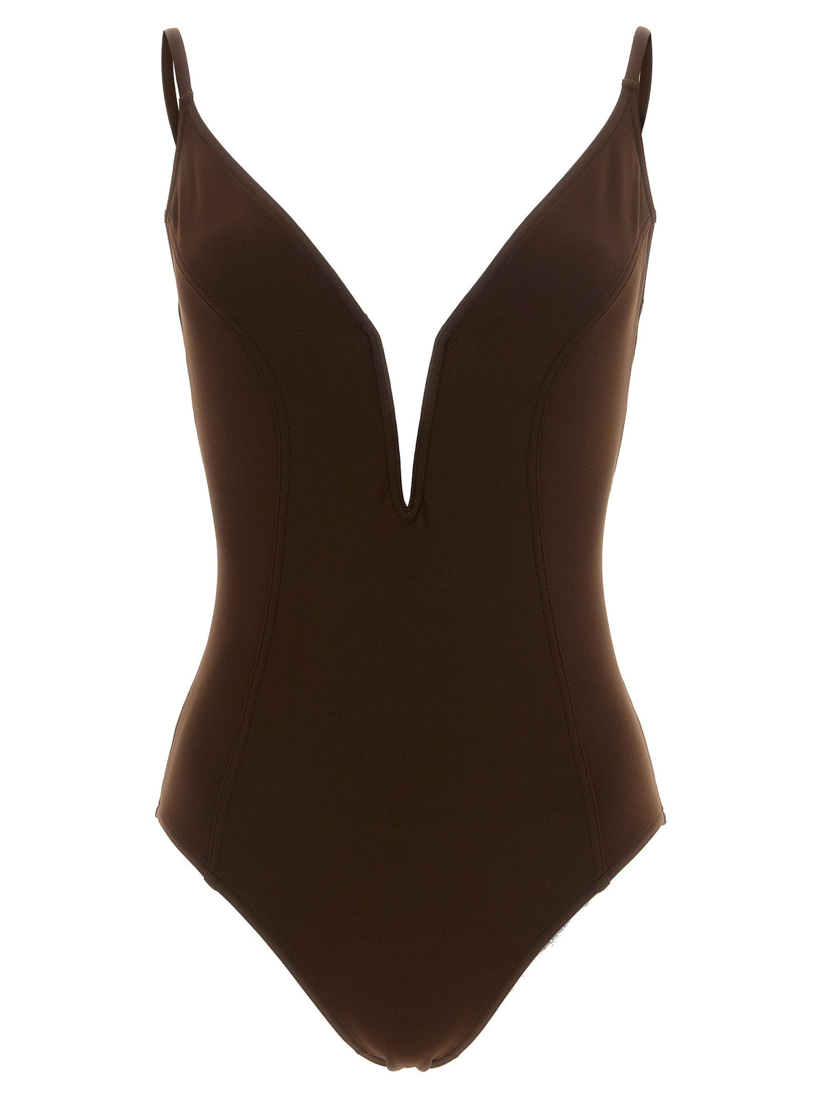 Eres Brown Polyamide One-Piece Swimsuit