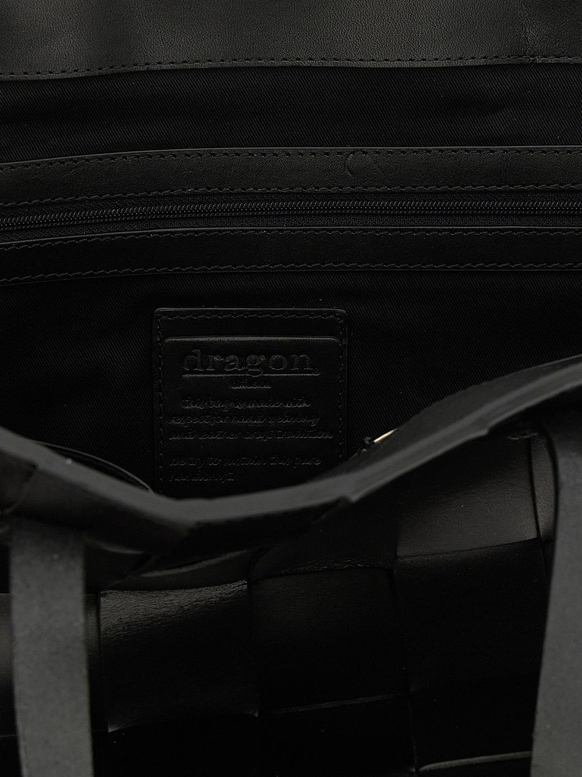 Dragon Diffusion Black Calfskin Handbag