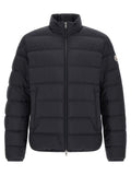 Moncler Blue Polyester Full-Length Jacket