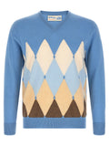 Ballantyne Blue Cashmere Cardigan