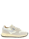 Autry White Cowhide Athletic Sneakers