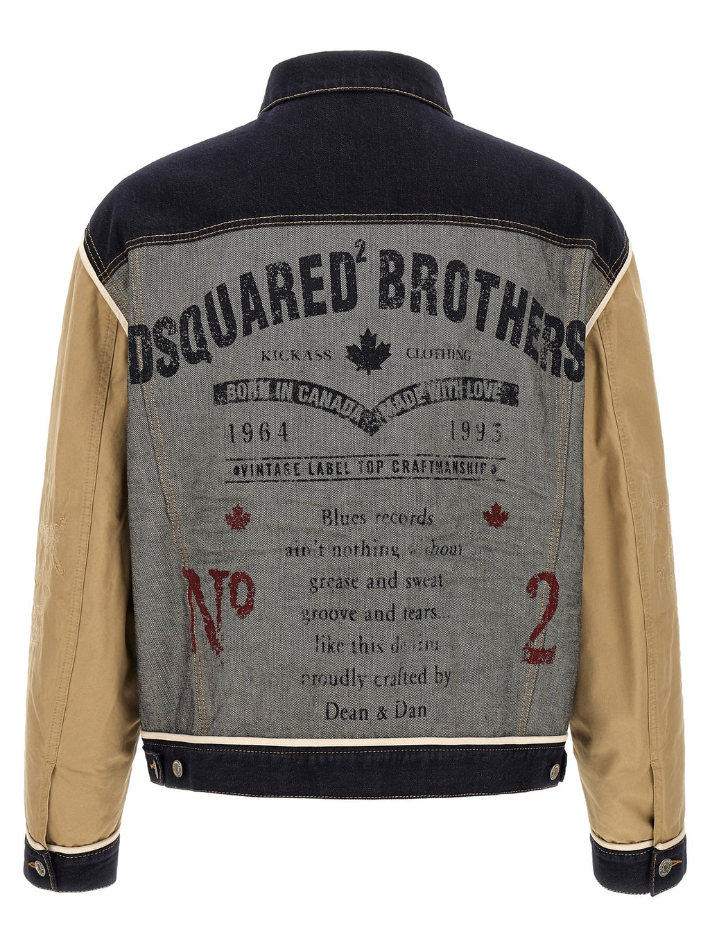 Dsquared² Beige Cotton Denim Jacket