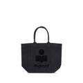 Isabel Marant Black Cotton Shoulder Bag