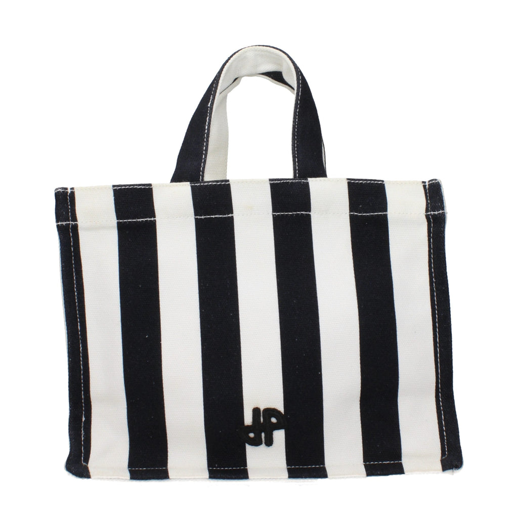 Patou Black Fabric Handbag