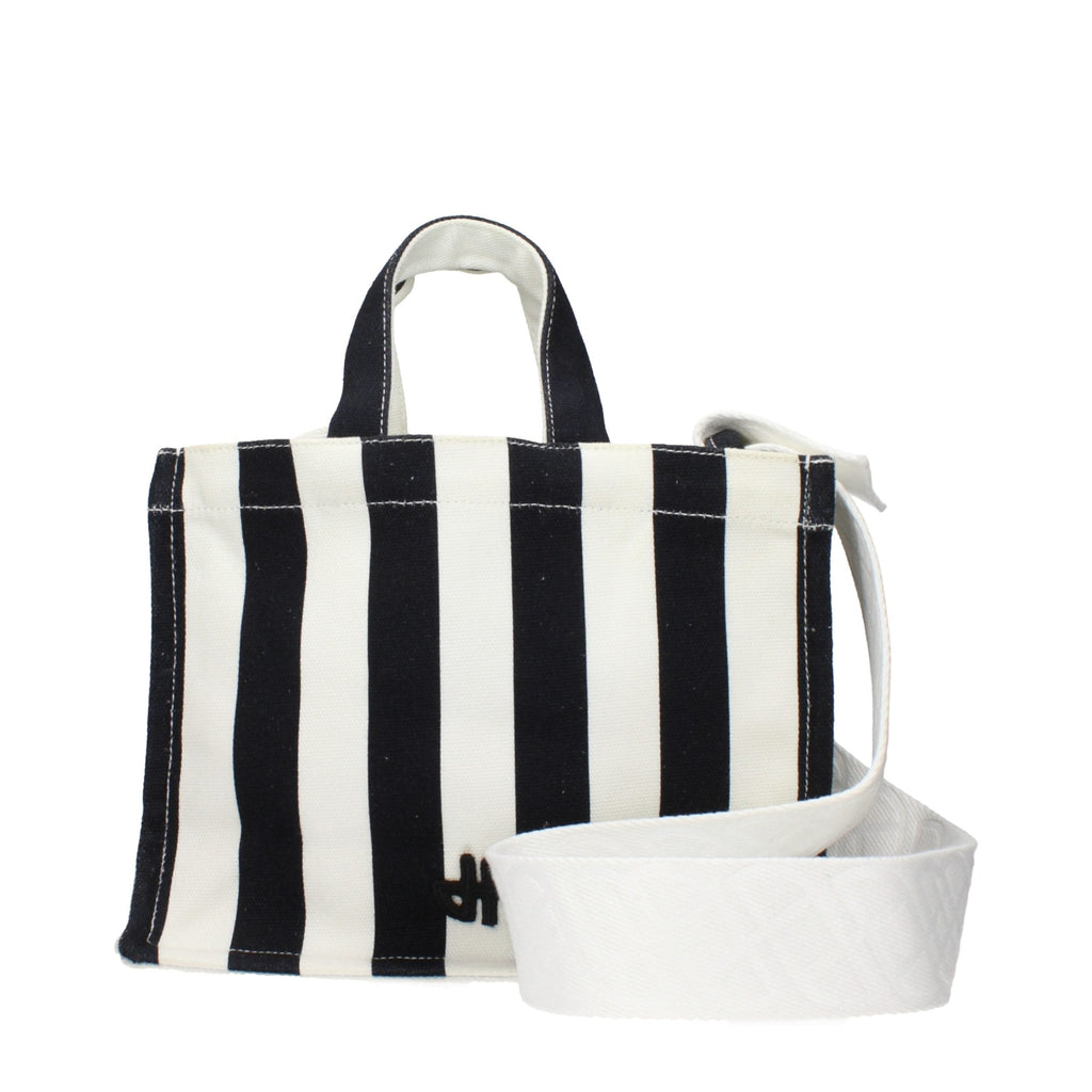 Patou Black Fabric Handbag