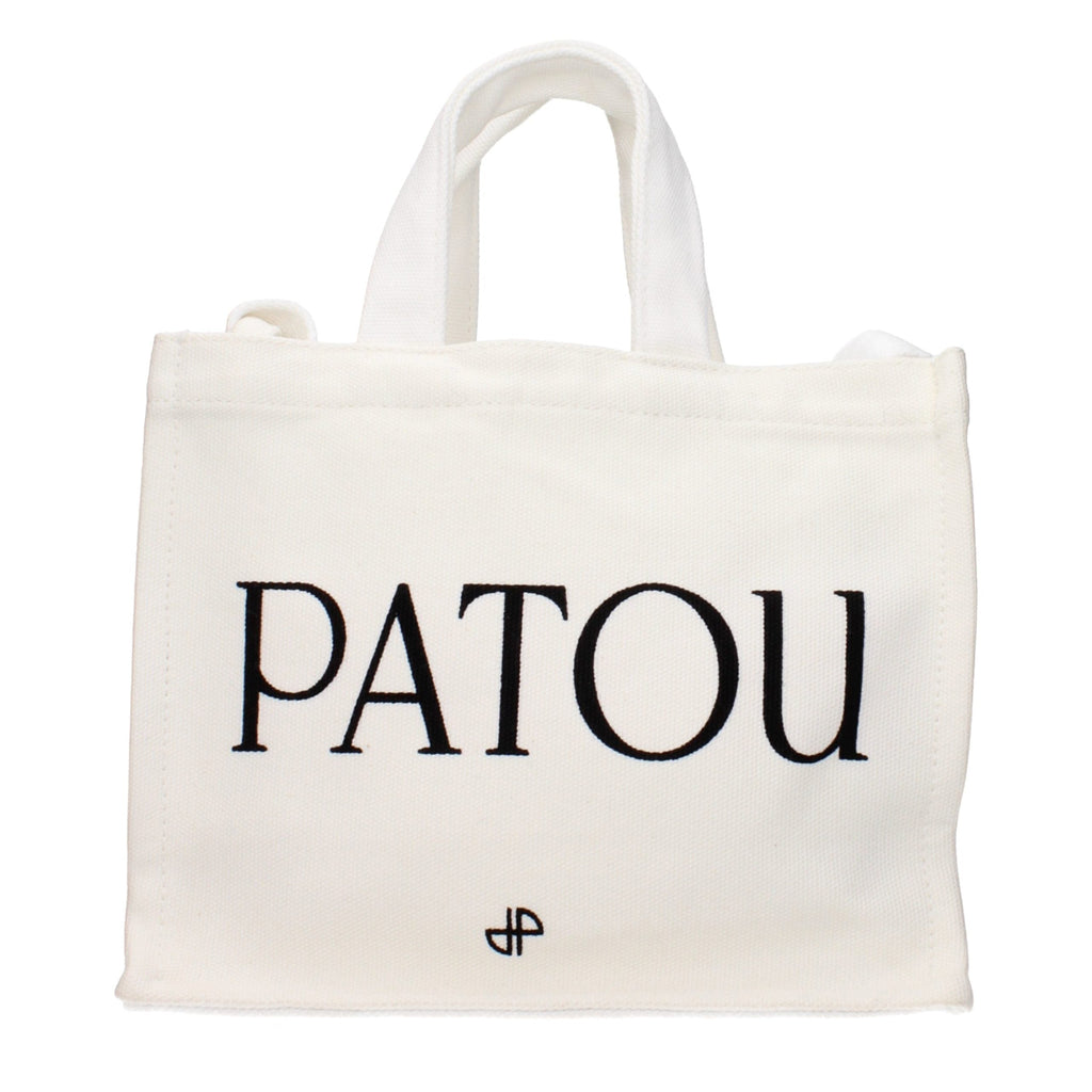 Patou White Cotton Handbag