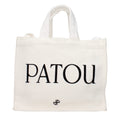 Patou White Cotton Handbag