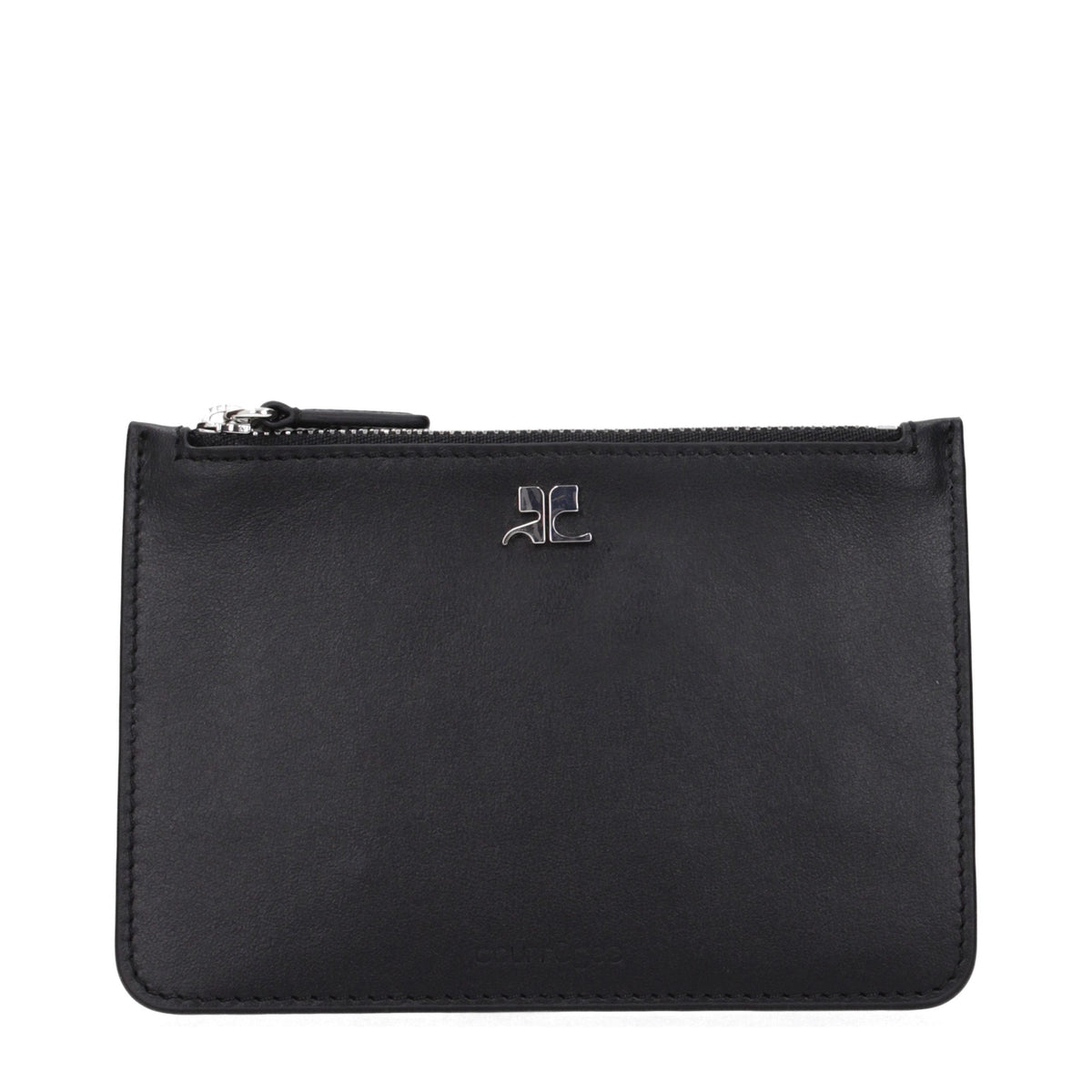 Courrèges Black Leather Wallet