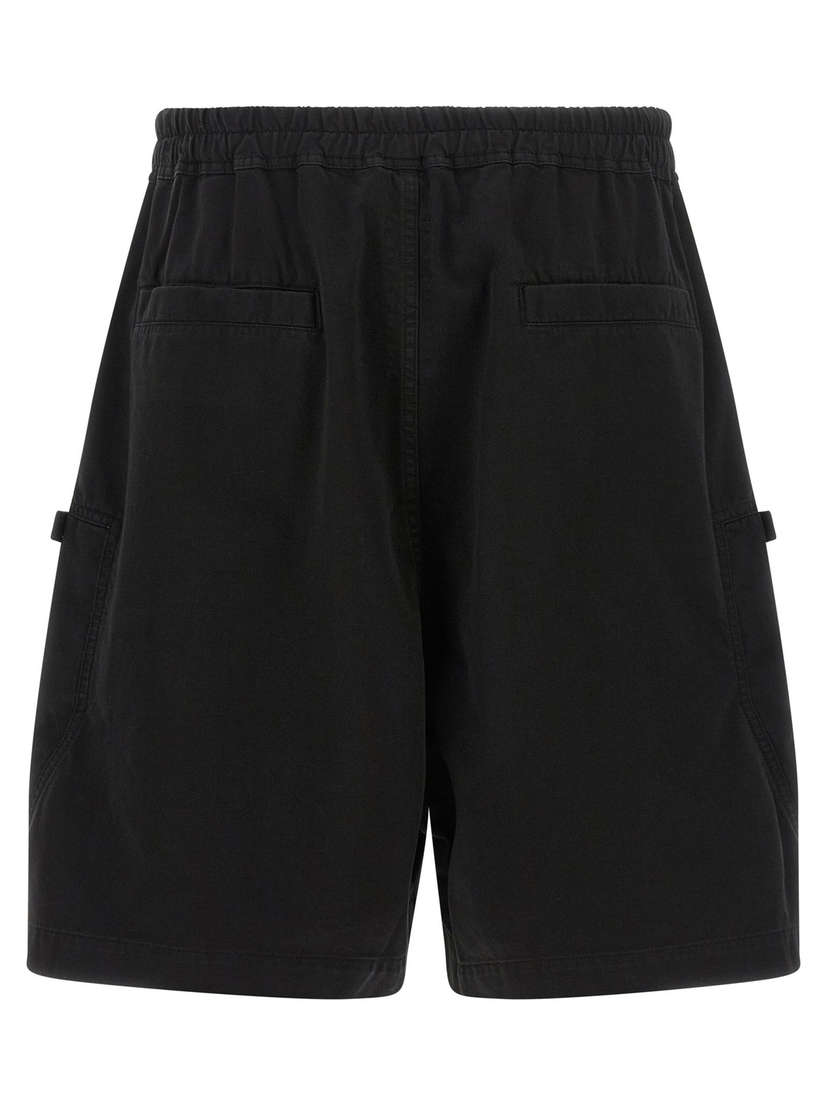 DRKSHDW Black Cotton Bermuda Shorts