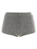 Entire Studios Gray Tencel Bermuda Shorts