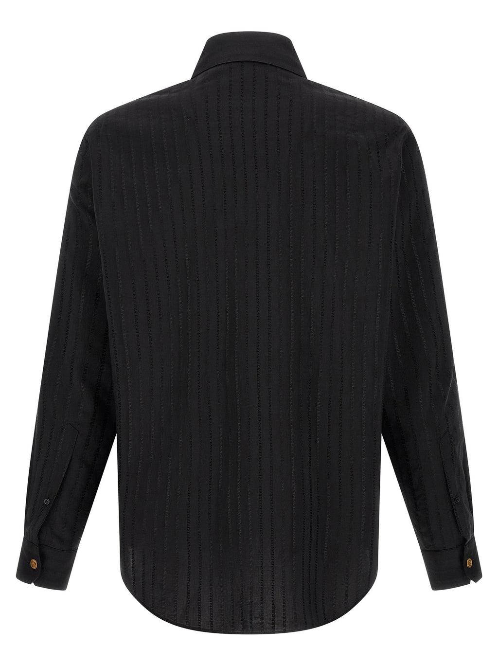 Versace Black Cotton Blouse
