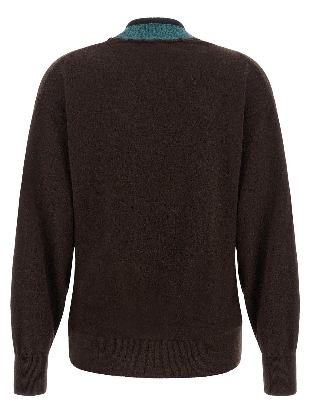 Dries Van Noten Brown Cashmere Cardigan