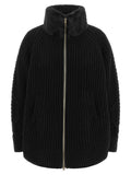 Herno Black Wool Cardigan