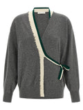 Dries Van Noten Gray Cashmere Cardigan