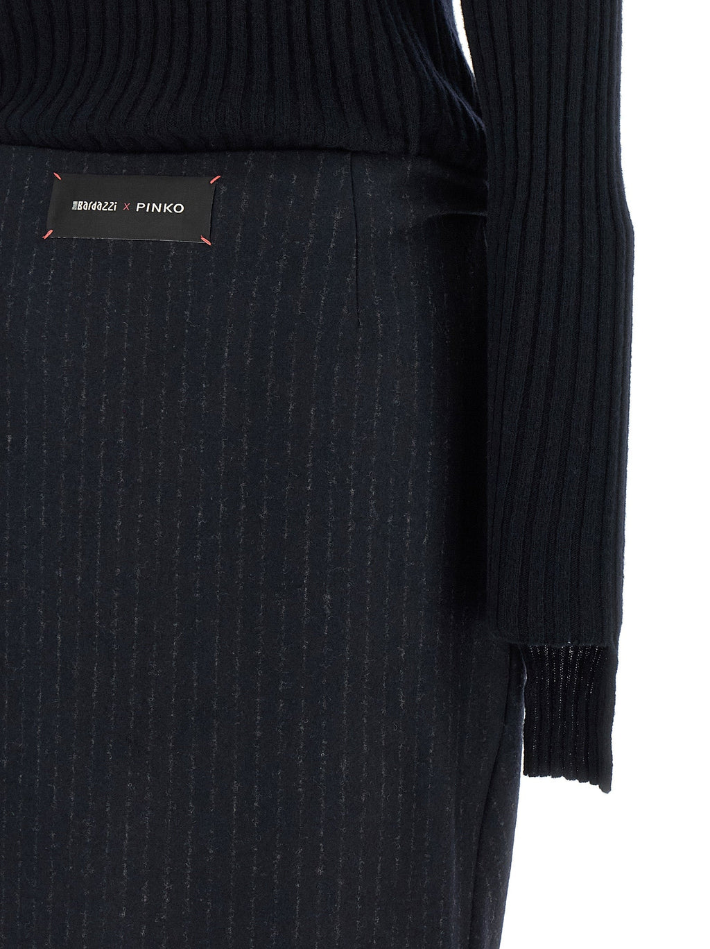 PINKO Blue Polyester Midi Dress