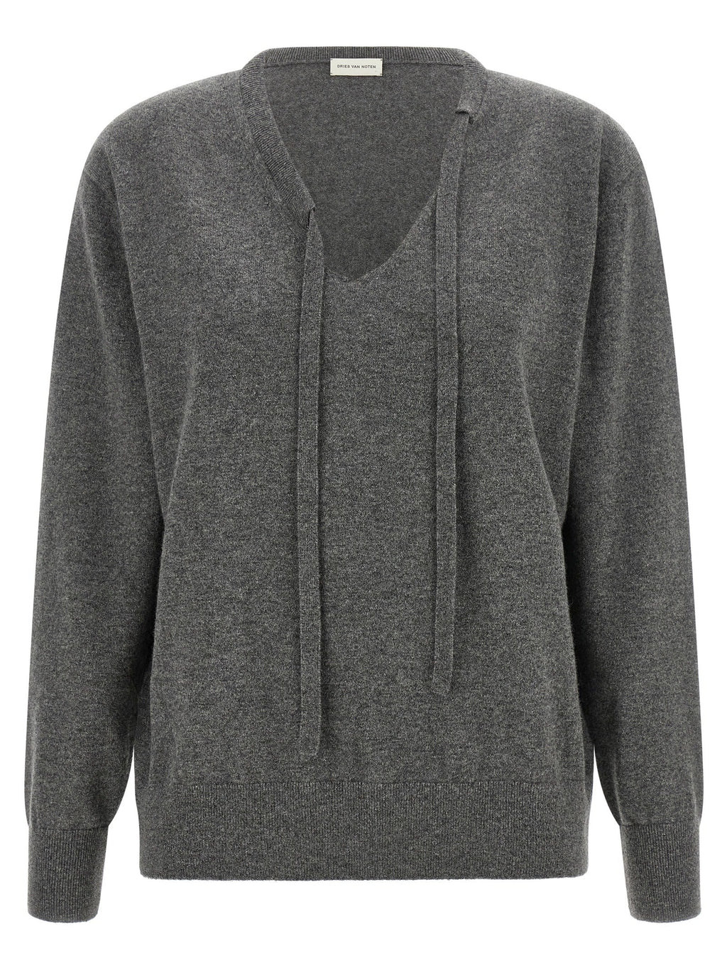 Dries Van Noten Gray Cashmere Cardigan