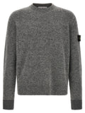 Stone Island Gray Wool Cardigan