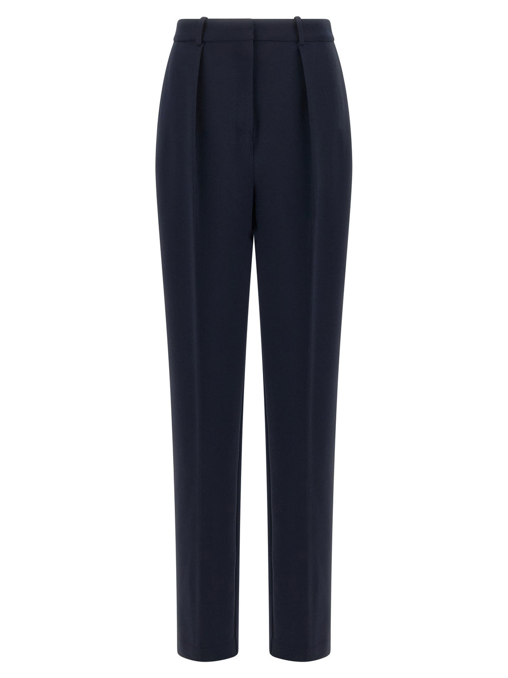 Elisabetta Franchi Blue Polyester Dress Pants