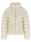 Elisabetta Franchi White Polyester Full-Length Jacket