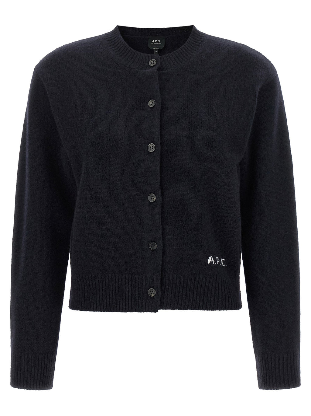 A.P.C. Blue Wool Cardigan