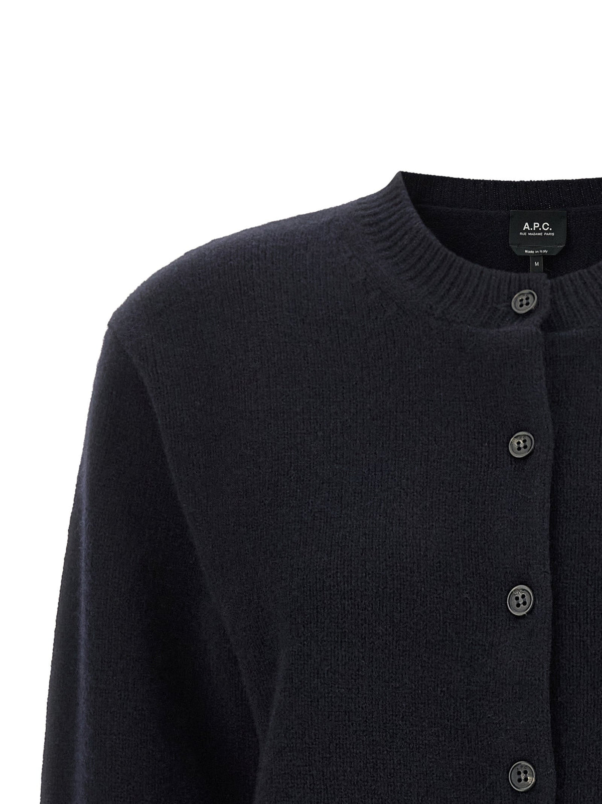 A.P.C. Blue Wool Cardigan