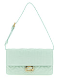 Fendi Bicolor Lamb Leather Shoulder Bag