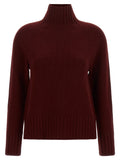 'S Max Mara Bordeaux Wool Cardigan