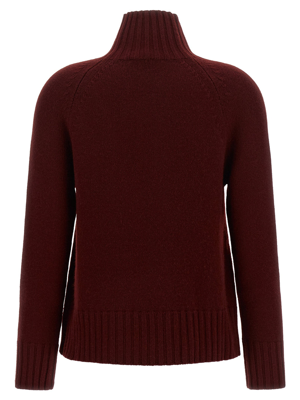 'S Max Mara Bordeaux Wool Cardigan