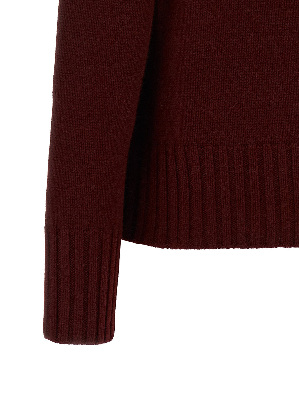 'S Max Mara Bordeaux Wool Cardigan