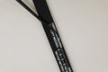 Dolce & Gabbana Black Fabric Leather Barcode Silver Buckle Belt