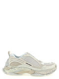 Balenciaga White Polyethylene Athletic Sneakers