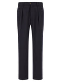 Incotex Blue Polyester Dress Pants