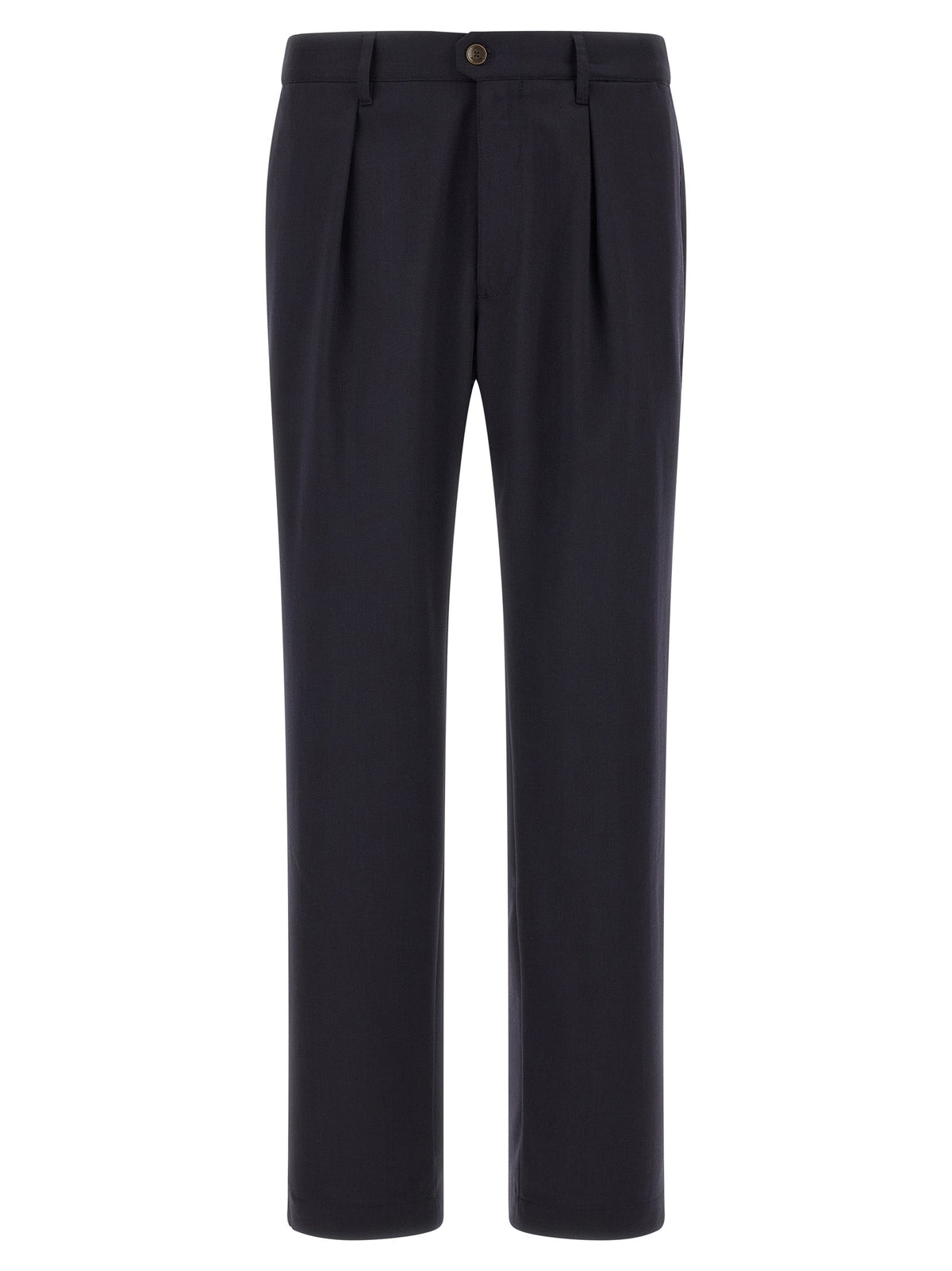 Incotex Blue Polyester Dress Pants