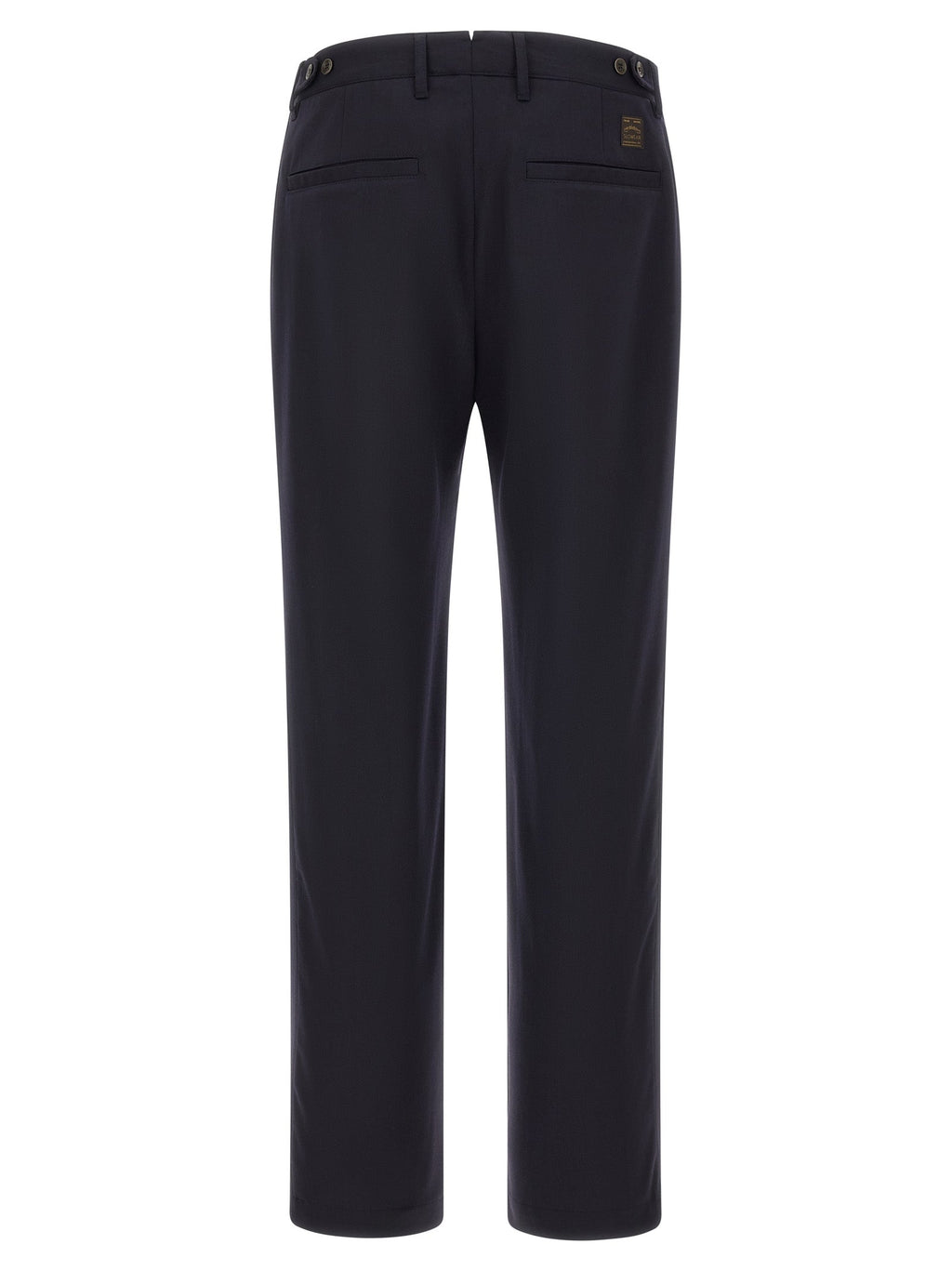 Incotex Blue Polyester Dress Pants