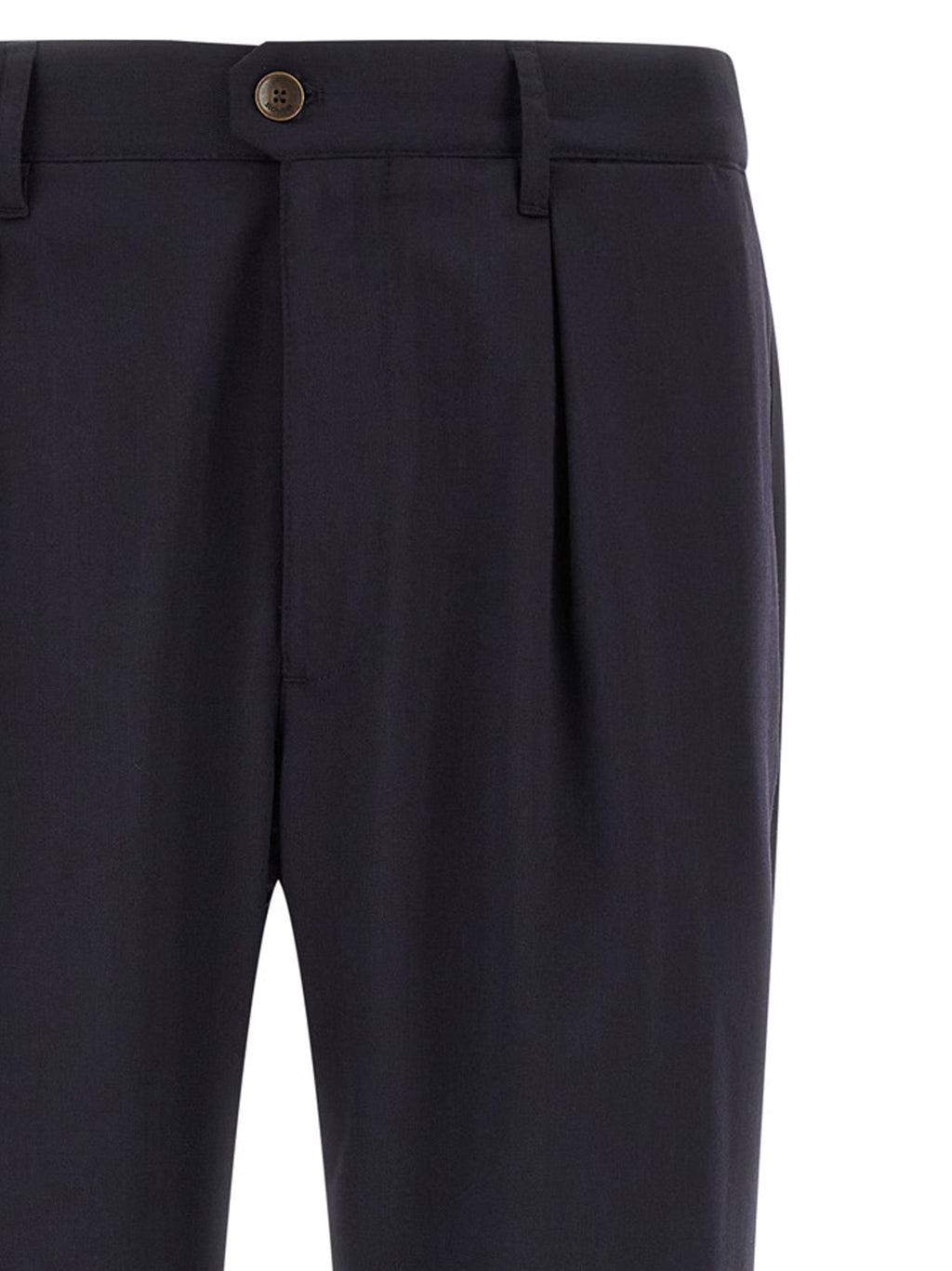 Incotex Blue Polyester Dress Pants