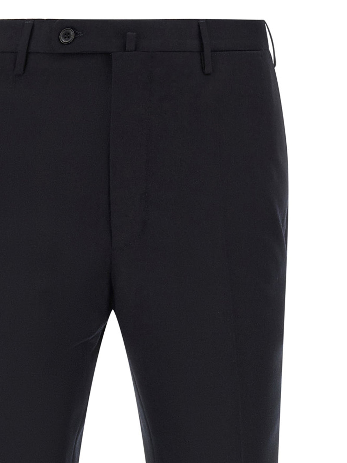 Incotex Blue Virgin Wool Dress Pants